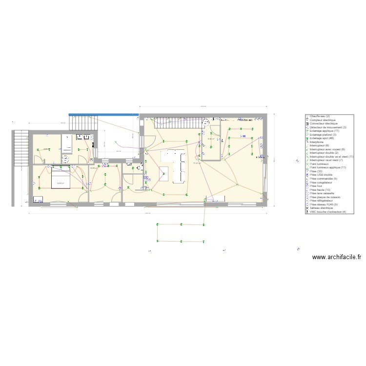 mas baron rdc. Plan de 0 pièce et 0 m2