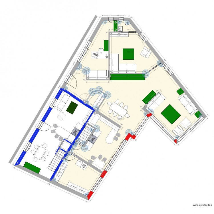Plan. Plan de 0 pièce et 0 m2