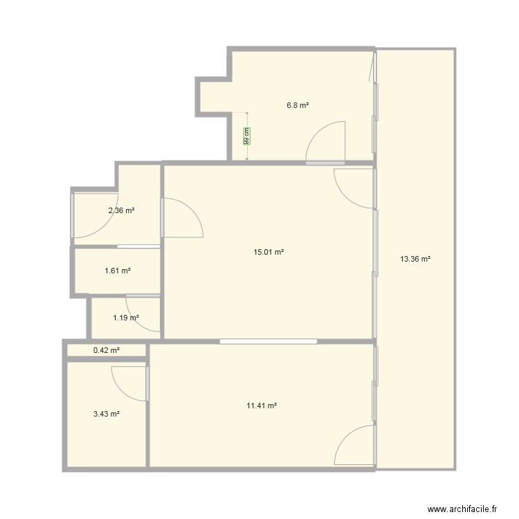 plan original finlay. Plan de 0 pièce et 0 m2