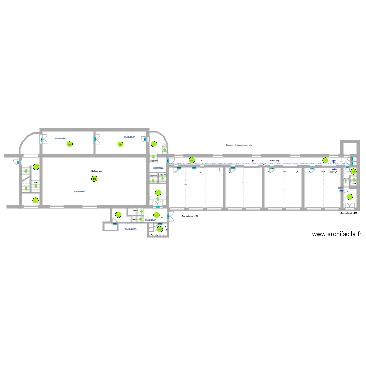 Ecole de La Calamine Bâtiment B plus 425. Plan de 0 pièce et 0 m2