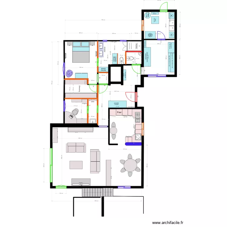 R DE C REVU 1 ENTREE 2 NUE etude S DE B ET WC. Plan de 
