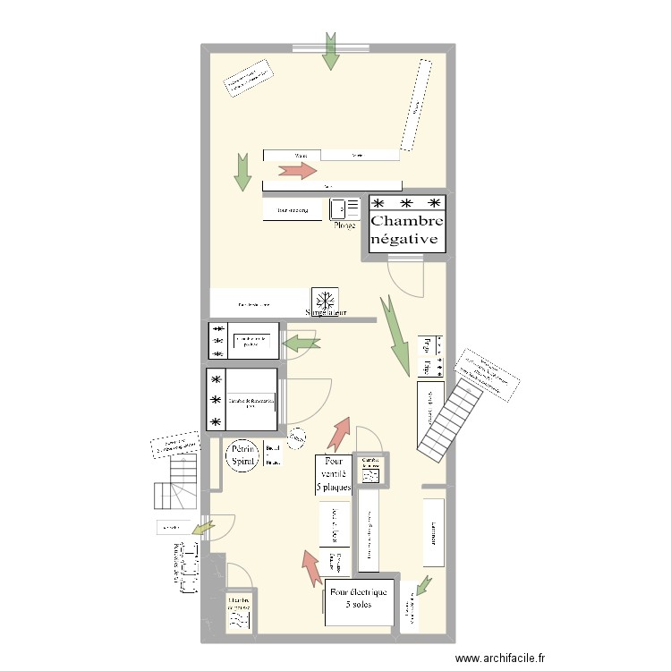 OTB. Plan de 15 pièces et 125 m2