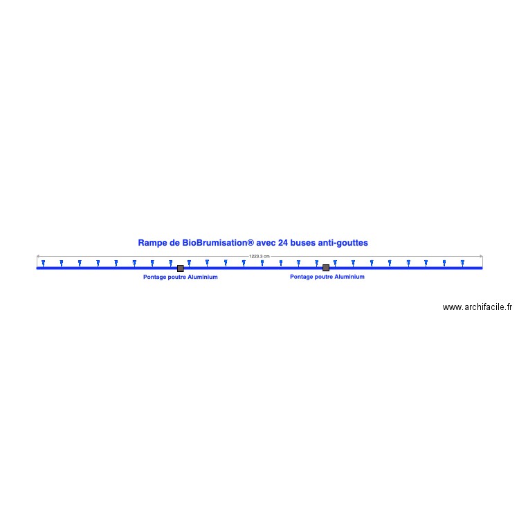 Rampe BioBrumisation 24 BUSES. Plan de 0 pièce et 0 m2