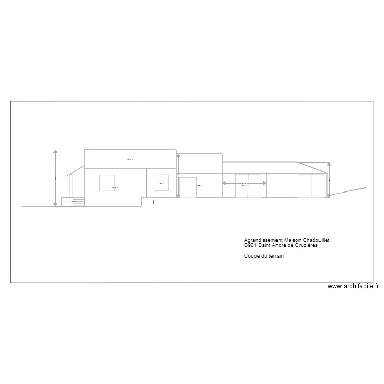 coupe terrain 180902. Plan de 0 pièce et 0 m2