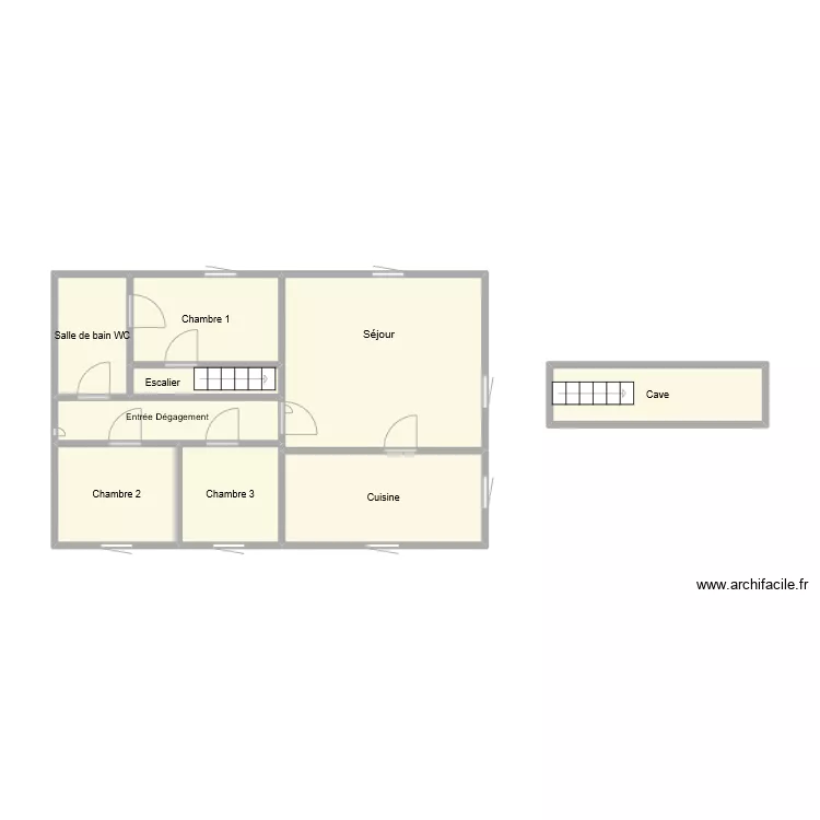 maison suv 2. Plan de 