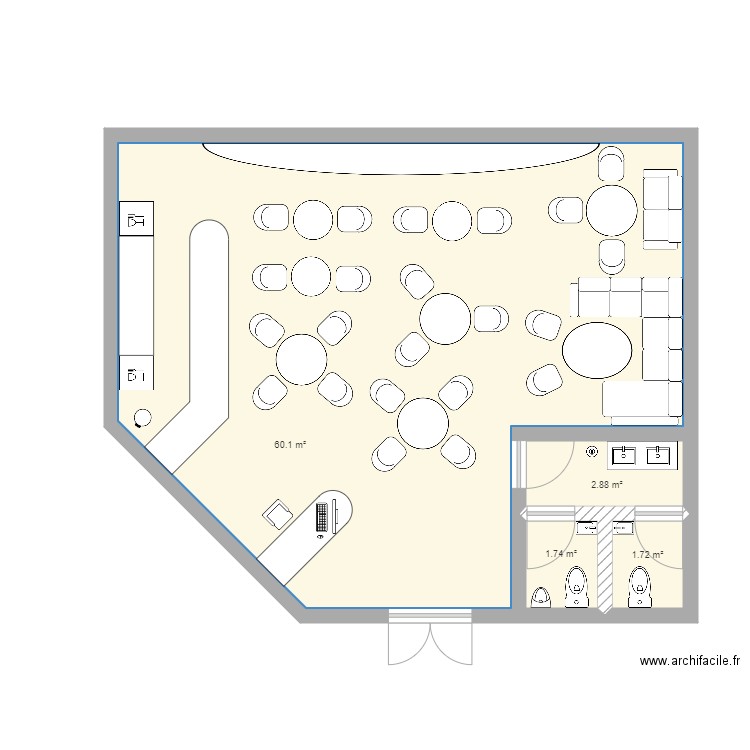 Bar à vin. Plan de 0 pièce et 0 m2