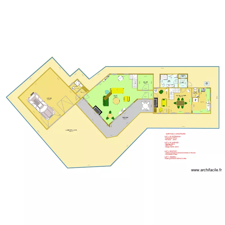 PLAN PC MODIFIE 4 EXTENSION. Plan de 