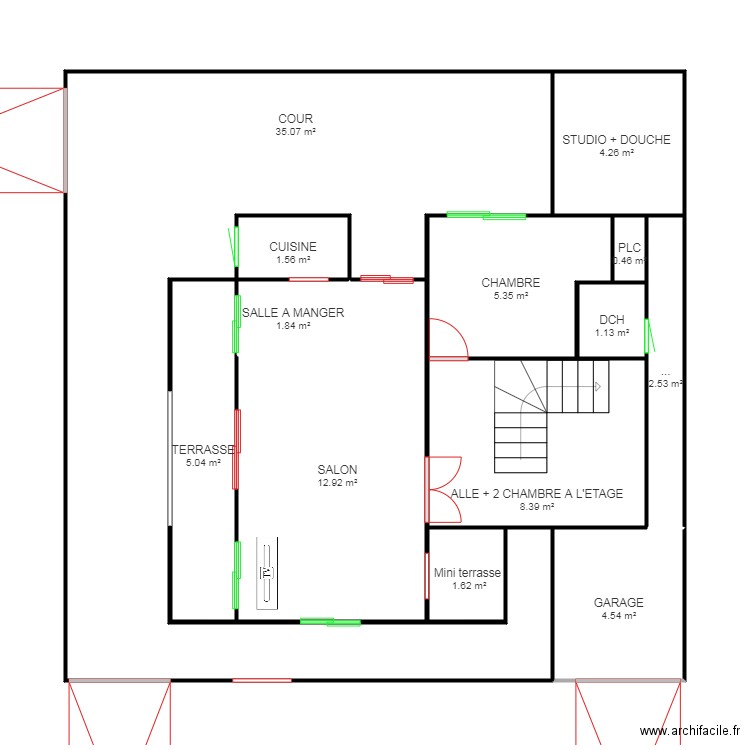 VILLA LUXUEUSE. Plan de 0 pièce et 0 m2