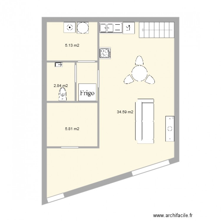 rdc alex 1. Plan de 0 pièce et 0 m2