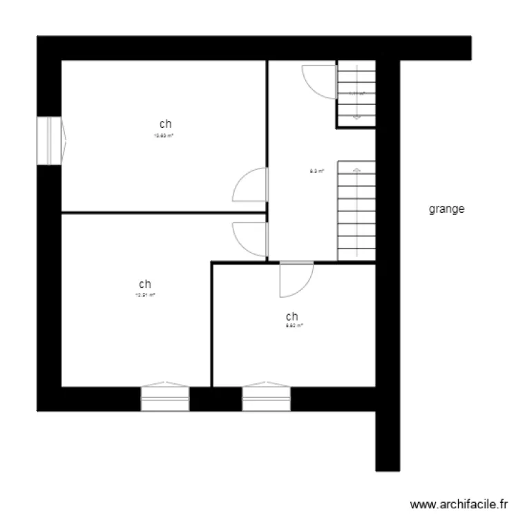 plan GAY St Sauveur en R. Plan de 