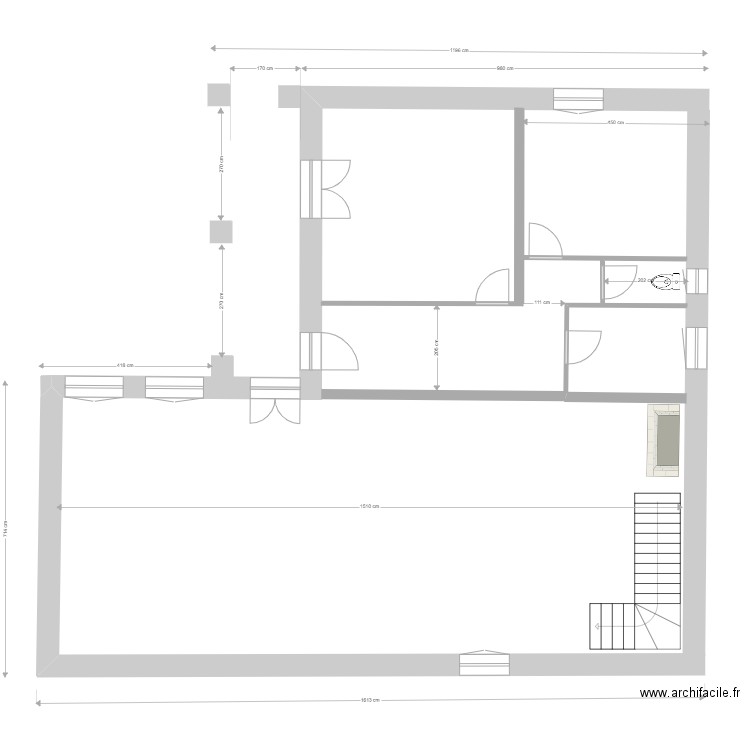 besseges RDC. Plan de 0 pièce et 0 m2