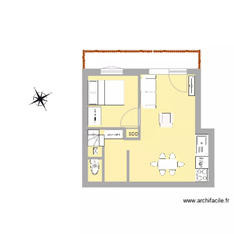 Apt Sorbiers. Plan de 