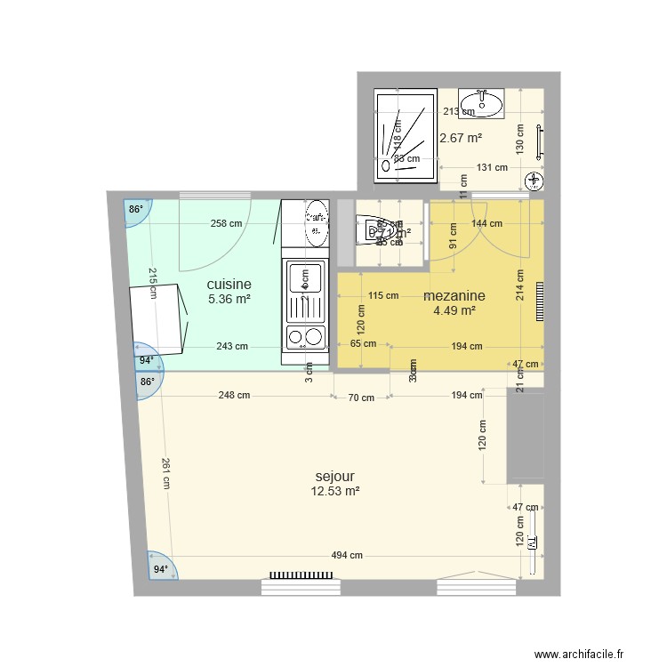 carolhan. Plan de 0 pièce et 0 m2