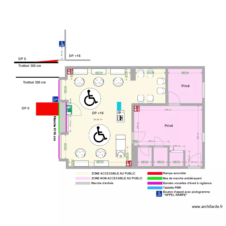BARBER SHOP DE LA GARE plan de coupe. Plan de BARBER SHOP DE LA GARE plan de coupe. Plan de