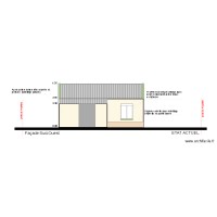 Façade Sud Ouest Etat Actuel