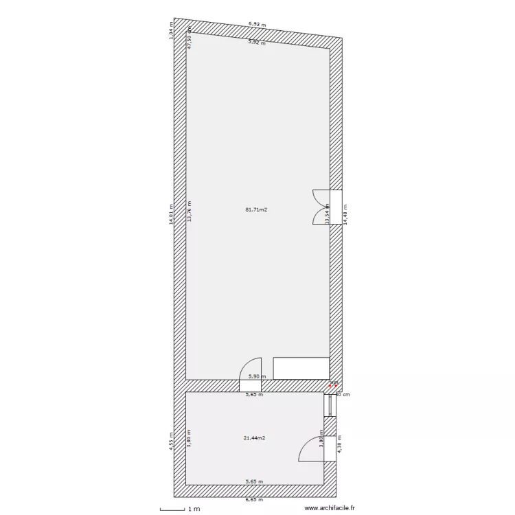 maison anga&iuml;s R. Plan de 