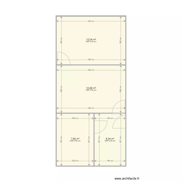 Aguado 1&egrave;re &eacute;tage gauche. Plan de 