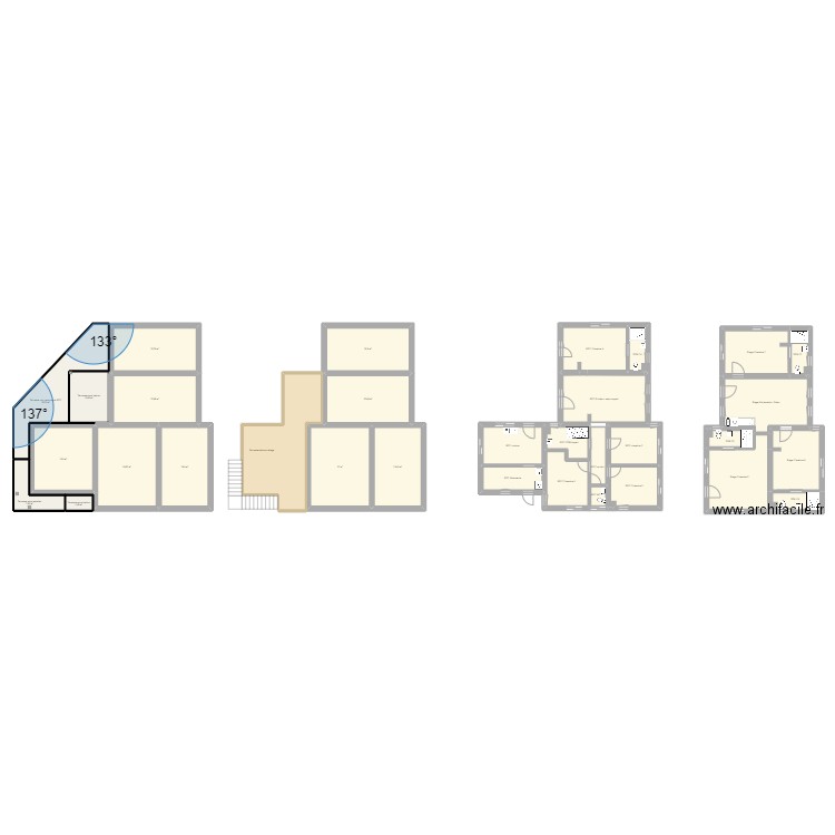 Maison Ndangane. Plan de 0 pièce et 0 m2