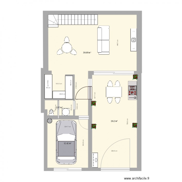 marie et vincent RDC . Plan de 0 pièce et 0 m2