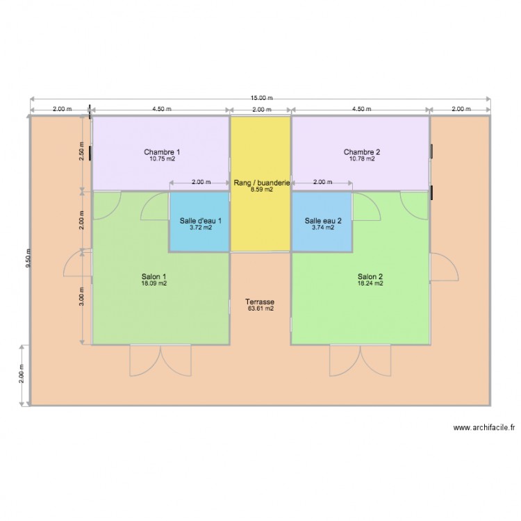 galpin handicap 230614. Plan de 0 pièce et 0 m2