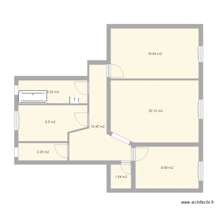 19 cours Palmarole. Plan de 0 pièce et 0 m2