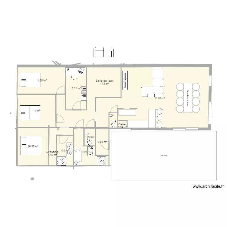 Maison 3. Plan de Maison 3. Plan de