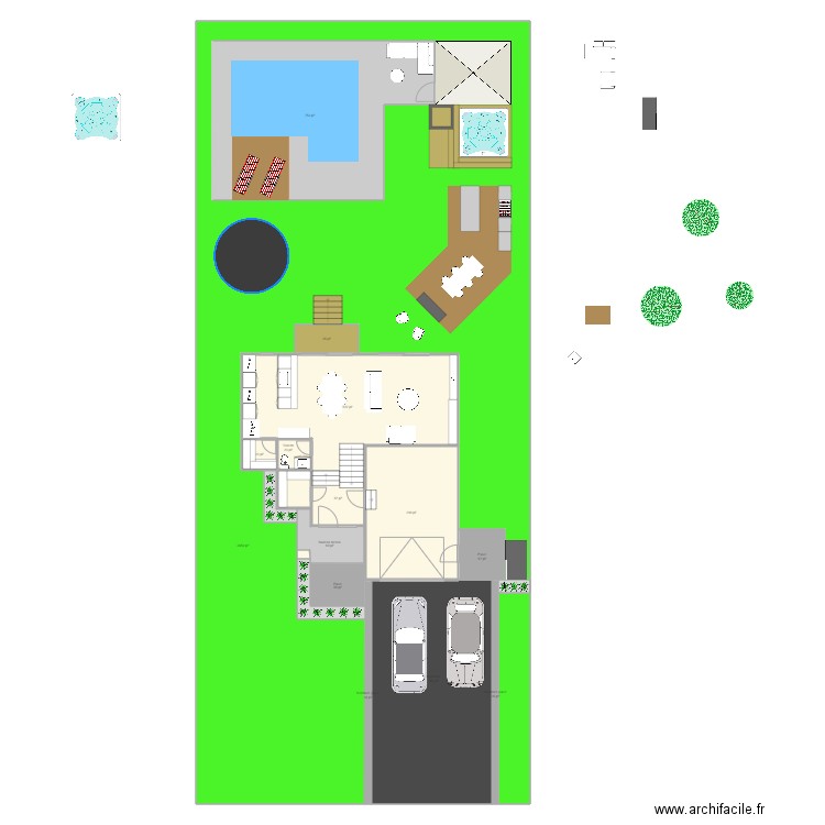 828 Madrigal extérieur mars 2021 pergola objet 2 version 3. Plan de 0 pièce et 0 m2