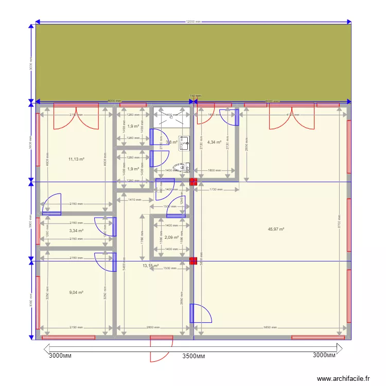 Кисловодск. Plan de 
