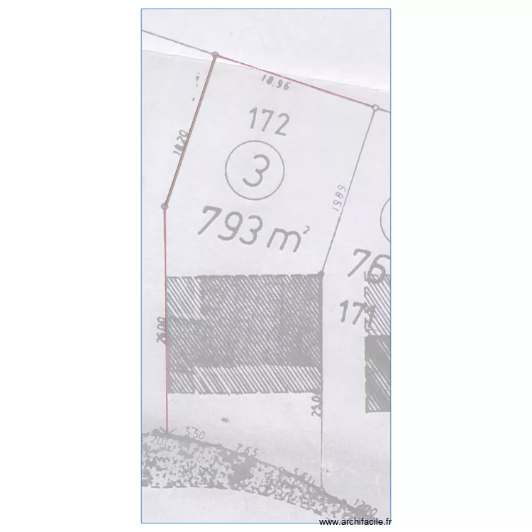 nouveau plan de masse. Plan de 