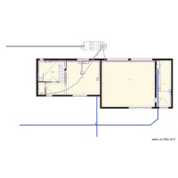 plan maison le carton rez de chaussé plomberie evac