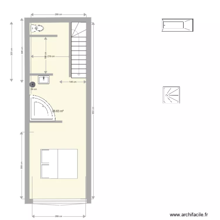 projet 5 etage 2. Plan de 