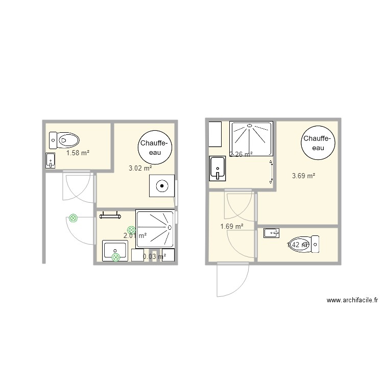 sdb du bas 3. Plan de 0 pièce et 0 m2