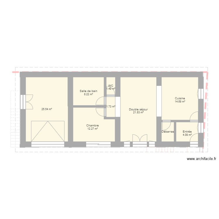 RDC TO BE. Plan de 0 pièce et 0 m2