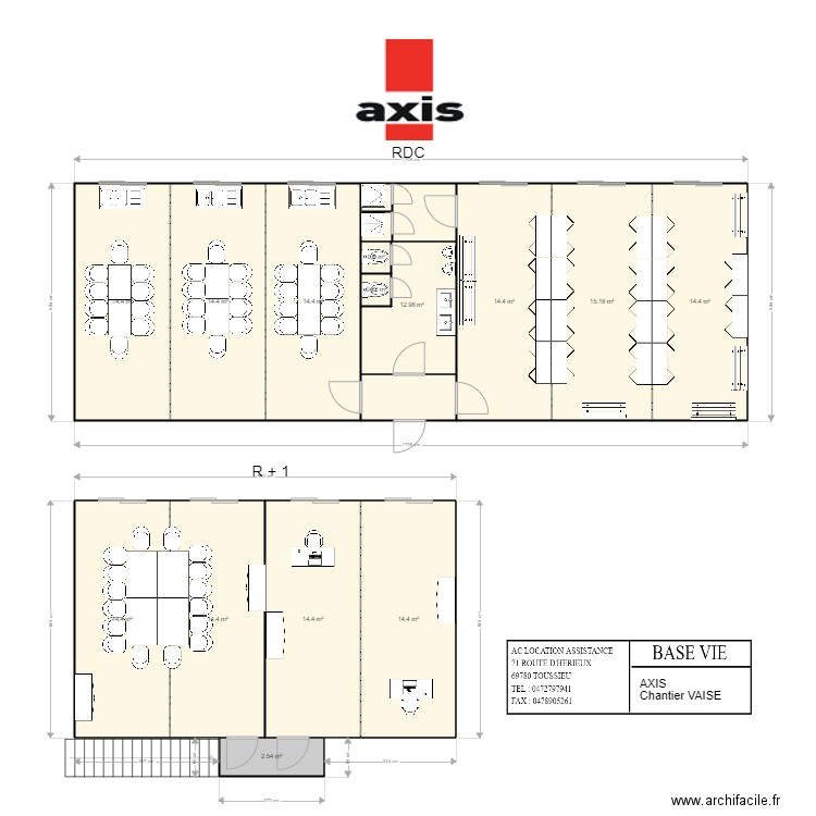 AXIS VAISE 69. Plan de 0 pièce et 0 m2