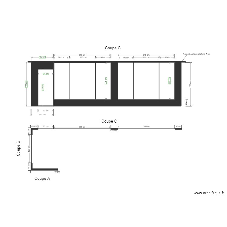 CENTURY 21 Coupe C. Plan de 7 pièces et 17 m2