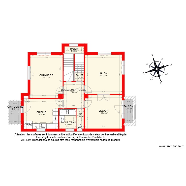 BI 7506 ETAGE. Plan de 0 pièce et 0 m2