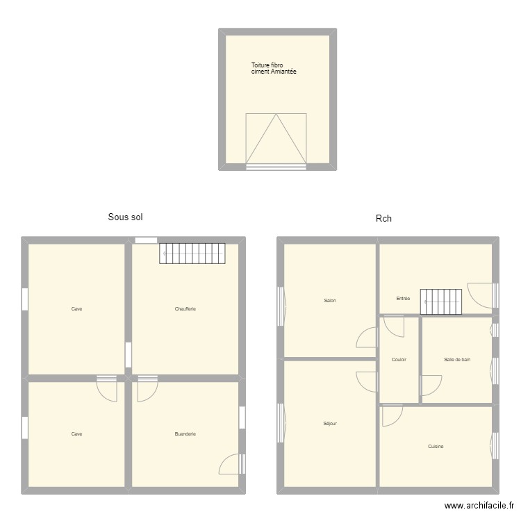 Croquis HEMBERGER Hubert. Plan de 0 pièce et 0 m2