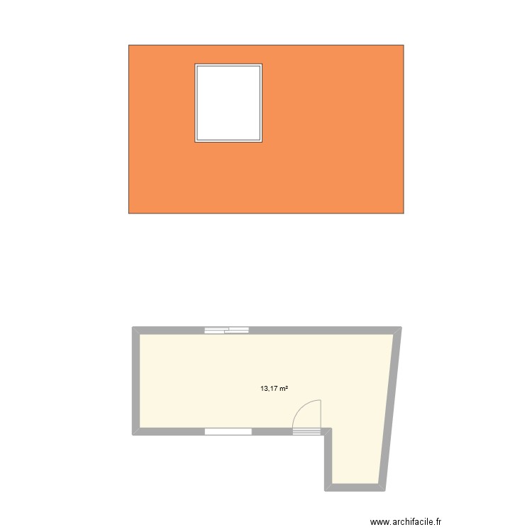 couverture appenti. Plan de 0 pièce et 0 m2