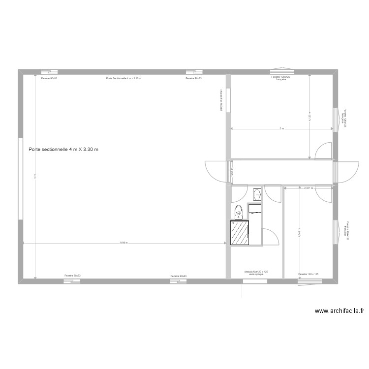 elevation benjamin 2. Plan de 4 pièces et 148 m2