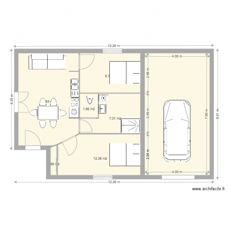 projet. Plan de 0 pièce et 0 m2