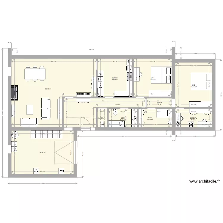 Vedrin sans annexe. Plan de 