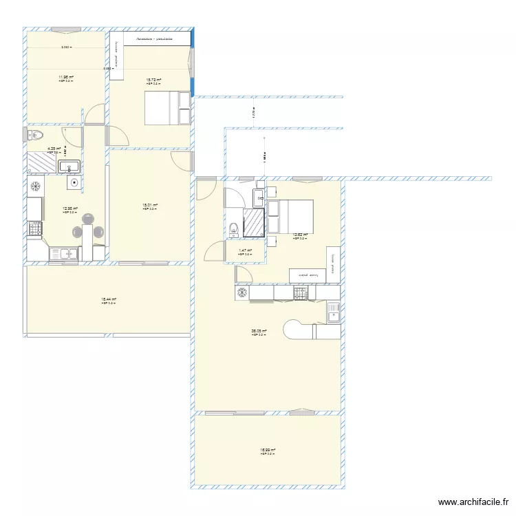 Ducos quartier syndic t2. Plan de Ducos quartier syndic t2. Plan de