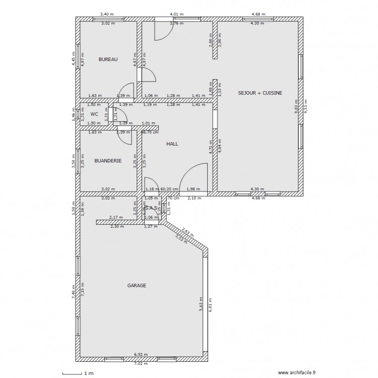 Maison R-E-Z. Plan de 0 pièce et 0 m2