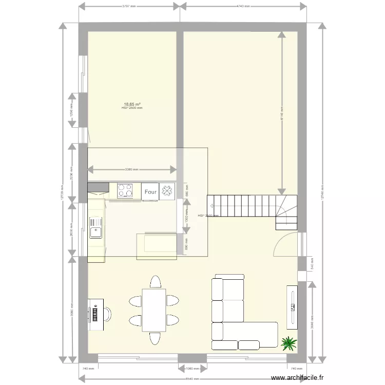 Maison Buzy RDC. Plan de Maison Buzy RDC. Plan de