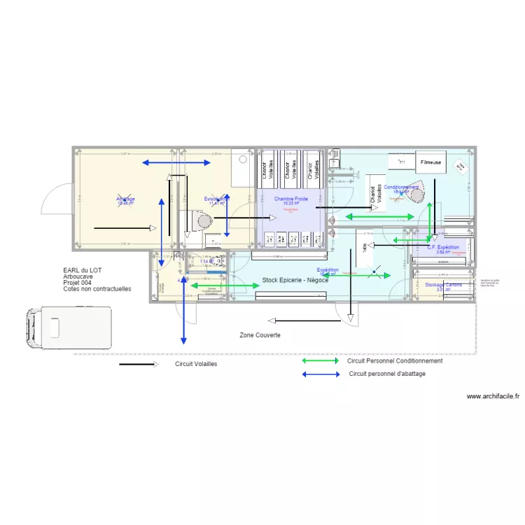 EARL du Lot 004. Plan de EARL du Lot 004. Plan de