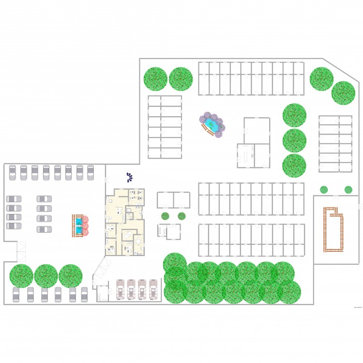 Refuge. Plan de 0 pièce et 0 m2