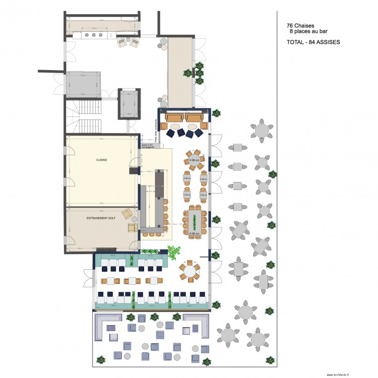 Brasserie changes 1. Plan de 0 pièce et 0 m2