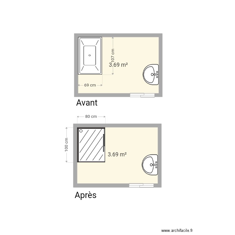 Bernard. Plan de 0 pièce et 0 m2