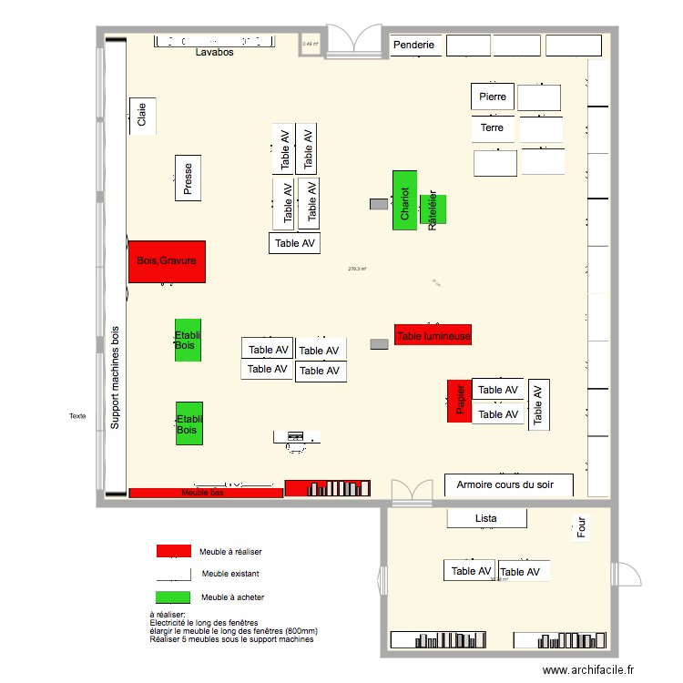 atelier 2 échelle 1 94. Plan de 0 pièce et 0 m2