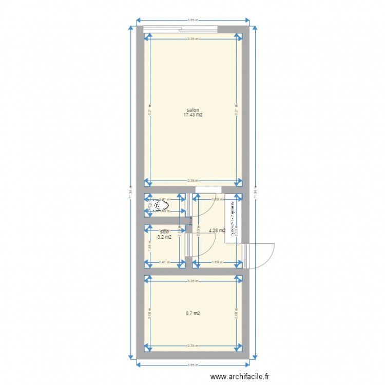 marie pierre. Plan de 0 pièce et 0 m2